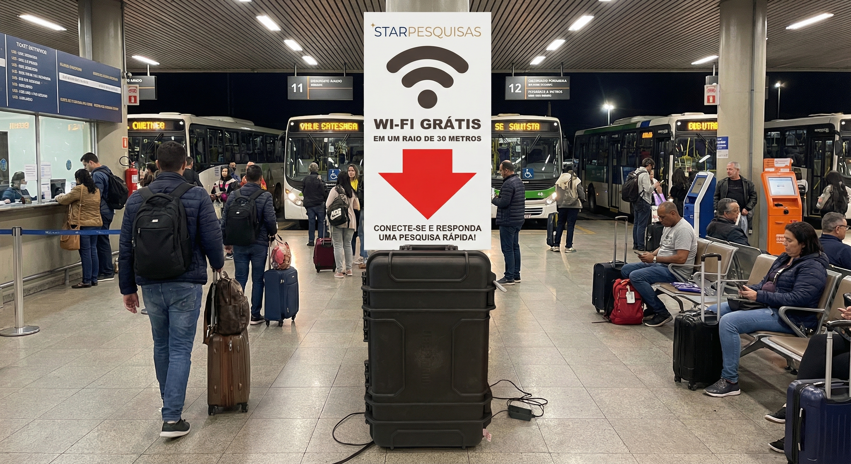 Maleta Wi-Fi Star Pesquisas - Vista 1